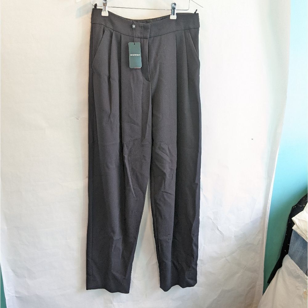 EMPORIO ARMANI wool pants size 8(44IT) BNWT